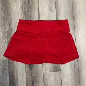 Lululemon Red Mini Skort